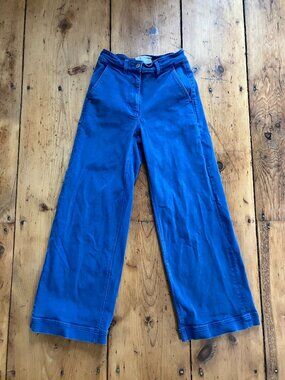 everlane mid-rise wide leg jeans, sz 00